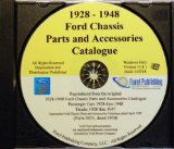 1928 - 1948 FORD CAR AND TRUCK CHASSIS MASTER PARTS ACCESSORIES CATALOG CD-ROM