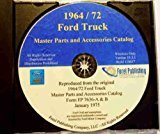 E100, E150, E250,E350 ECONOLINE FORD VANS MASTER PARTS & ACCESSORIES CATALOG CD 1964 1965 1966 1967 1968 1969 1970 1971 1972