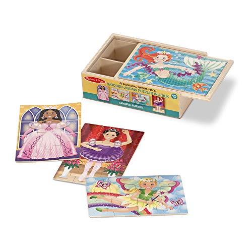 Book Cover Melissa & Doug Jigsaw Puzzles in a Box – Fanciful Friends