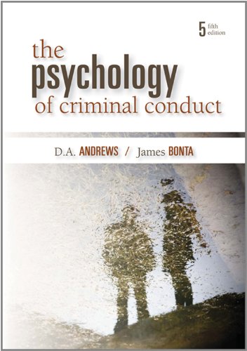 The Psychology of Criminal Conduct, Fifth Edition