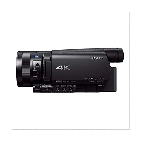Sony FDR-AX100 Caméscope 4K 20.0 Mpix Capteur CMOS Exmor R Rétroéclairé de Type 1.0