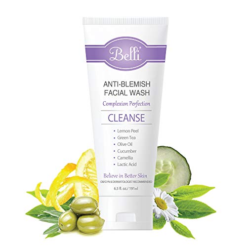 Belli Anti-Blemish Facial Wash â€“ Cleanse Acne-Prone Skin â€“ OB/GYN and Dermatologist Recommended â€“ 6.5 oz.