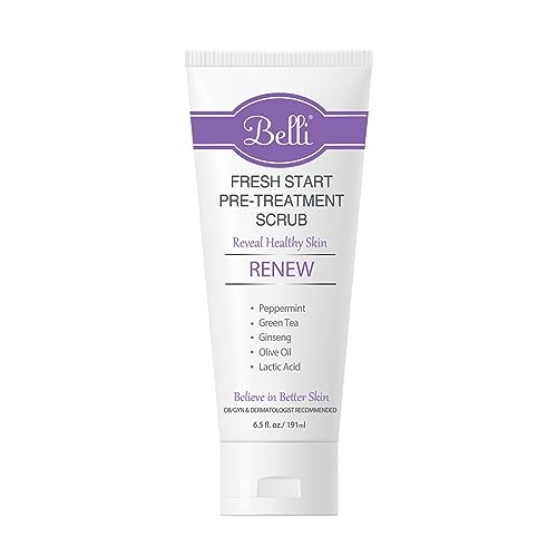 Belli Skin Care - Fresh Start Pre-Treatment Scrub Reveals Healthy Skin OB/GYN and Dermatologist Recommended 6.5 oz.