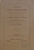 SolfÃ¨ge des solfÃ¨ges volume 1A