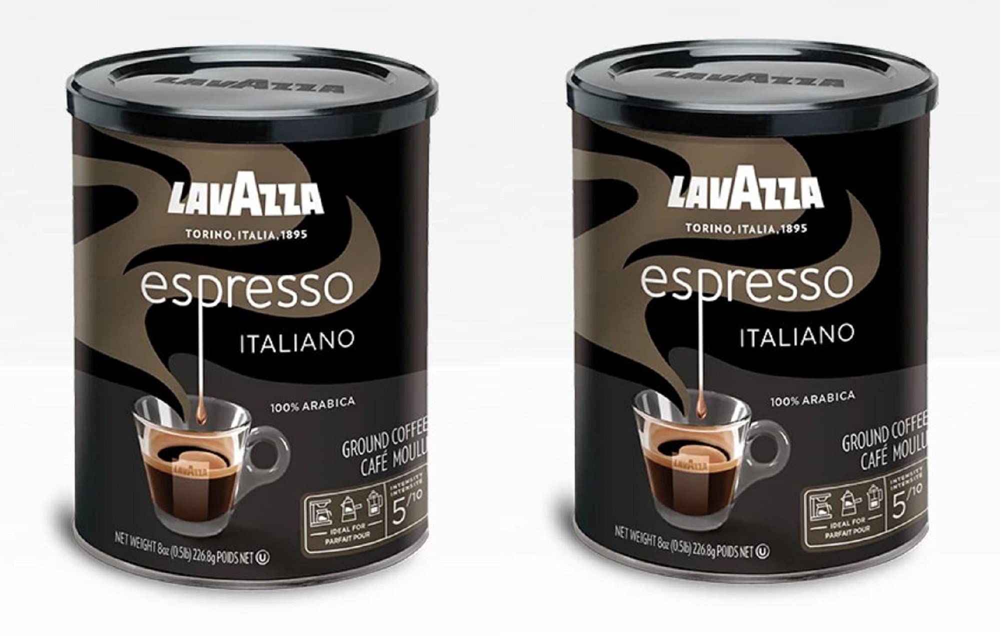 Book Cover Lavazza Ground Coffee - Caffe Espresso - 8 oz - 2 pk
