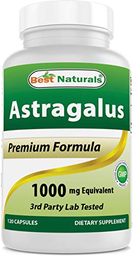 Best Naturals Astragalus Capsule, 1000 mg, 120 Count