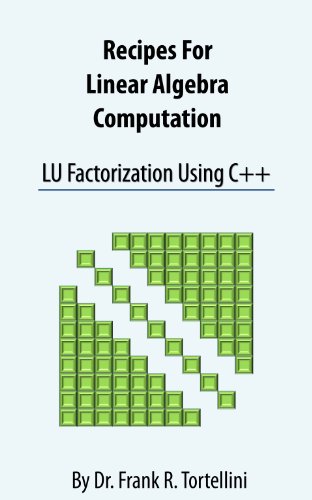 Recipes for Linear Algebra Computation: LU Factorization Using C++