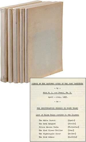 Five Volumes of Lectures Given at the Jung Institute Concerning Fairy Tales [later published as An Introduction to the Interpretation of Fairytales]