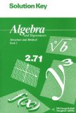 Solution Key for Algebra and Trigonometry: Structure and Method: Book 2 Sol edition by MCDOUGAL LITTEL published by MCDOUGAL LITTEL (1993) Paperback