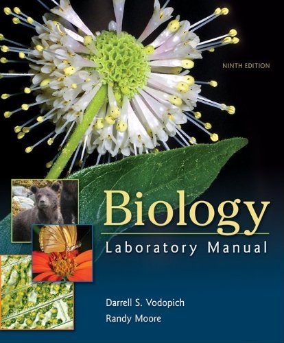 Biology Laboratory Manual by Vodopich, Darrell Published by McGraw-Hill Science/Engineering/Math 9th (ninth) edition (2010) Spiral-bound