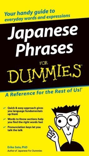 Japanese Phrases For Dummies by Sato, Eriko Published by For Dummies 1st (first) edition (2004) Paperback