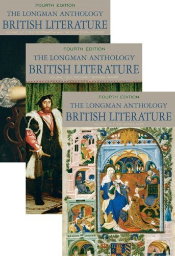 The Longman Anthology of British Literature, Volumes 1A, 1B, and 1C (4th Edition) by Damrosch, David Published by Longman 4th (fourth) edition (2009) Paperback
