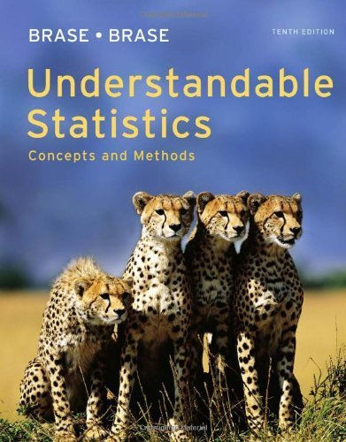Understandable Statistics: Concepts and Methods by Brase, Charles Henry Published by Cengage Learning 10th (tenth) edition (2011) Hardcover