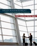 Sales Management: Building Customer Relationships and Partnerships by Hair, Joe F. Published by Cengage Learning 1st (first) edition (2008) Hardcover