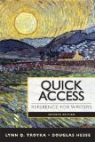 Quick Access Reference for Writers (7th Edition) by Troyka, Lynn Q. Published by Longman 7th (seventh) edition (2012) Plastic Comb