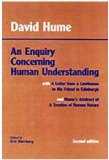 Hume: An Enquiry Concerning Human Understanding by David Hume Published by Hackett Publishing Co. 2nd (second) edition (1993) Paperback
