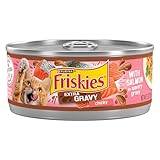 Purina Friskies Extra Gravy Wet Cat Food Chunky With Salmon in Savory Gravy - (Pack of 24) 5.5 oz. Cans