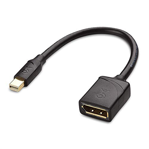 Book Cover Cable Matters Mini DisplayPort to DisplayPort Adapter (Mini DP to DP) in Black - 4K Resolution Ready - Thunderbolt and Thunderbolt 2 Port Compatible