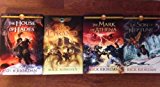 Rick Riordan Heroes of Olympus 4-book Set (The Red Pyramid, the Son of Neptune, the Mark of Athena, the House of Hades) Hardcover (Book Club Edition)