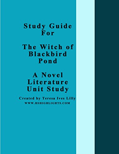 The Witch of Blackbird Pond Novel Literature Unit Study