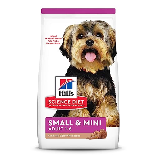 Hill's Science Diet Dry Dog Food, Adult, Small & Mini Breed Dogs, Lamb Meal & Brown Rice, 15.5 lb. Bag