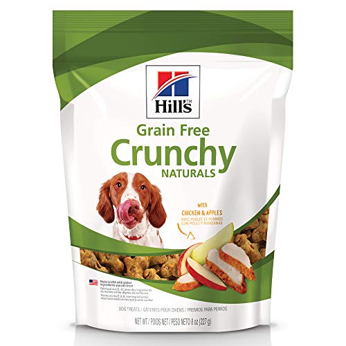 Hill's Grain Free Dog Treats Chicken & Apples, Healthy Dog Snacks, 8 oz Bag