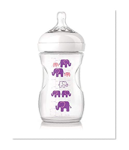 Philips Avent - Biberon Natural collection éléphant fille 260ml