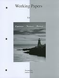 Working Papers for Managerial Accounting by Garrison, Ray Published by McGraw-Hill/Irwin 14th (fourteenth) edition (2011) Paperback