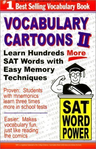 Vocabulary Cartoons II, SAT Word Power by Burchers, Sam Published by New Monic Books (2000) Paperback