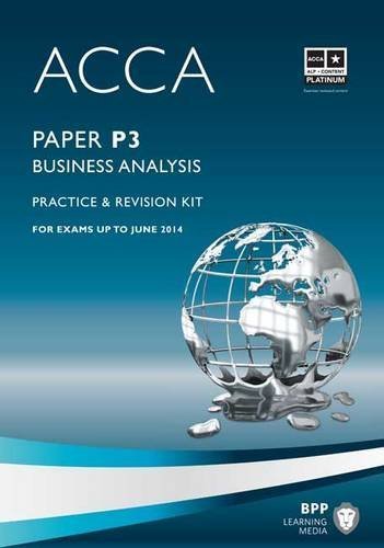ACCA - P3 Business Analysis: Revision Kit by BPP Learning Media (2013) Paperback