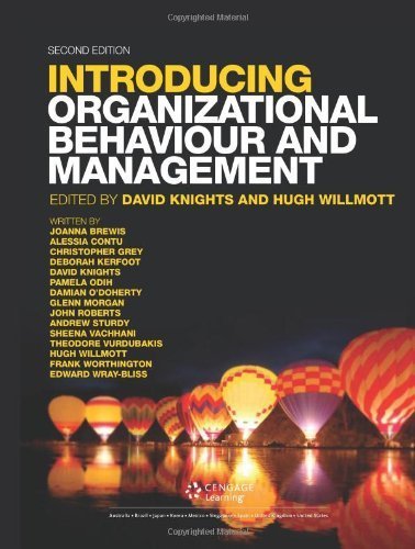 Introducing Organizational Behaviour and Management by Knights Willmott (2012) Paperback