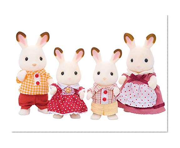 Sylvanian Families - 4150 - Poupées Et Accessoires - Famille Lapin Chocolat