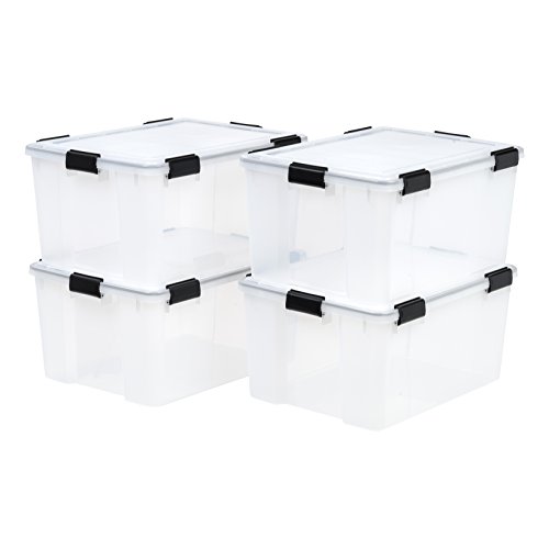 IRIS USA, Inc. UCB-LD WEATHERTIGHT Storage Box, 62 Quart