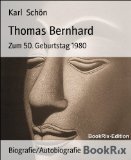 Thomas Bernhard: Zum 50. Geburtstag 1980 (German Edition)