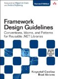 Framework Design Guidelines: Conventions, Idioms, and Patterns for Reusable .NET Libraries: Conventions, Idioms, and Patterns for Reuseable .NET Libraries (Microsoft .Net Development) by Cwalina, Krzysztof, Abrams, Brad (2008) Hardcover