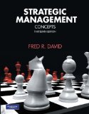 Strategic Management: Concepts (13th Edition) by David, Fred R. 13th (thirteenth) (2010) Paperback