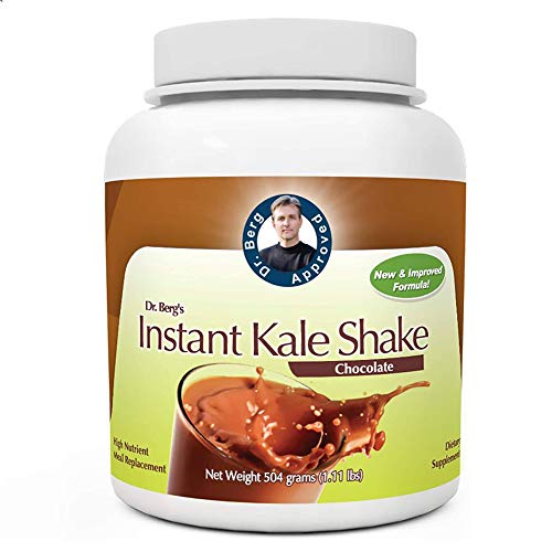 Instant Chocolate Kale Shake â€“ High Quality Protein Powder â€“ Weight Loss Shake â€“ Meal Replacement By Dr. Berg (504 Grams)
