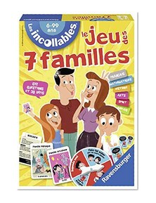 Ravensburger - 26624 - Jeu de Cartes - Jeu des 7 Familles Incollables