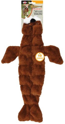 SPOT Ethical Pets Skinneeez Tons of Squeakers Walrus Dog Toy, 21-Inch