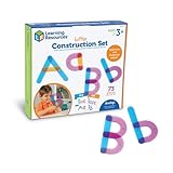Learning Resources Letter Construction Activity Set - Alphabet Montessori Toys, Toddler Writing , ABC Phonics for Kids, Learn to Readd, Teacher Classroom Must Haves, Birthday Gifts for Students