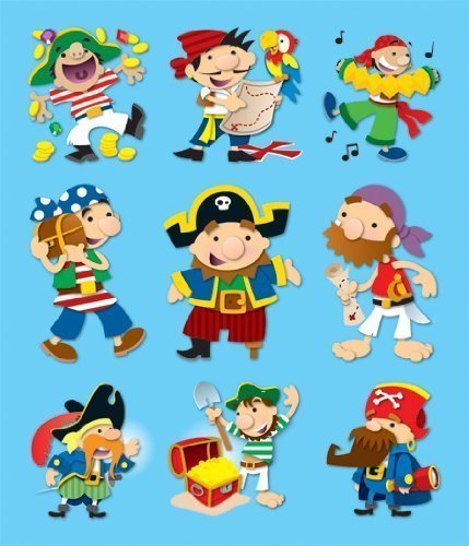 Carson Dellosa Pirates Prize Pack Stickers (168042) (2010) Cards
