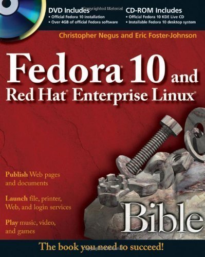 Fedora 10 and Red Hat Enterprise Linux Bible by Negus, Christopher (2009) Paperback