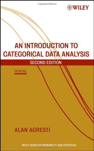 By Alan Agresti - An Introduction to Categorical Data Analysis (Wiley Series in Probability and Statistics) (2nd Edition) (2/21/07)