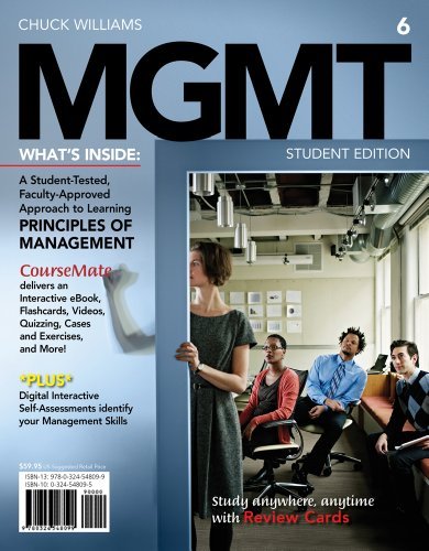 By Chuck Williams - MGMT6 (with Career Transitions Printed Access Card) (6th Edition) (12/30/12)
