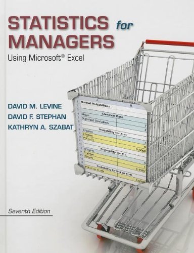 By David M. Levine - Statistics for Managers Using Microsoft Excel Plus NEW MyStatLab with Pearson eText -- Access Card Package (7th Edition) (7th Edition) (3/16/13)