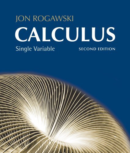 By Jon Rogawski - Single Variable Calculus (2nd Edition) (3/16/11)