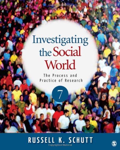 By Russell K. Schutt - Investigating the Social World: The Process and Practice of Research (Seventh Edition) (11/13/11)