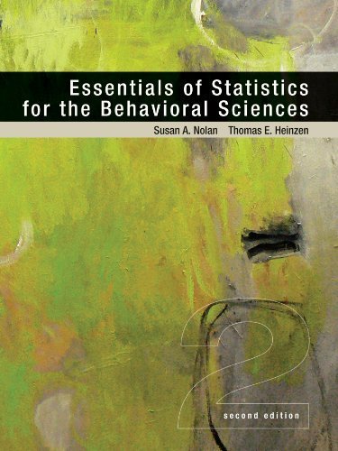 By Susan A. Nolan - Essentials of Statistics for the Behavioral Sciences (2nd Edition) (4.3.2013)