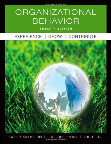 By John R. Schermerhorn Jr. - Organizational Behavior (12th Edition) (10.2.2011)