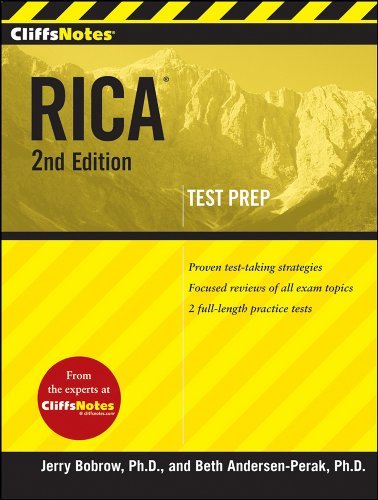 By Jerry Bobrow Ph.D. - CliffsNotes RICA (2nd Edition) (8/25/10)